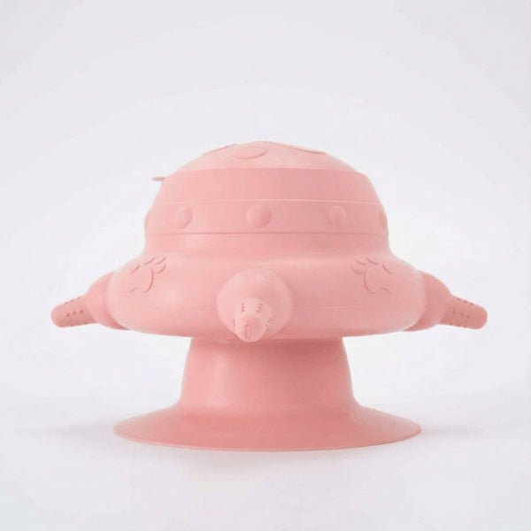 Biberon pour chatons silicone rose ventouse antidérapante évite renversement pendant nourrissage