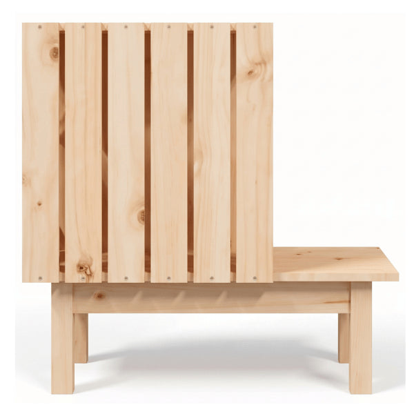 Cabane a chat en bois avec parois à lattes pour maison chat moderne