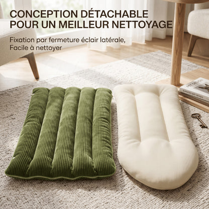 Cabane chaton démontable facilement grâce à fermeture éclair pour entretien simplifié durable