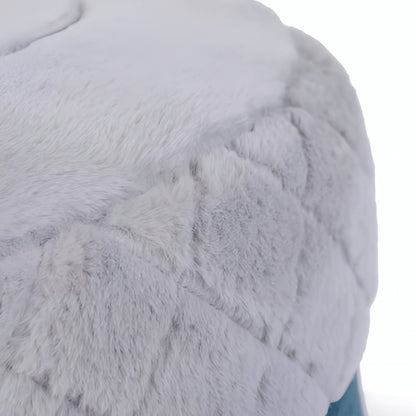 Cachette chat matelassée en peluche courte résistante pour confort doux durable