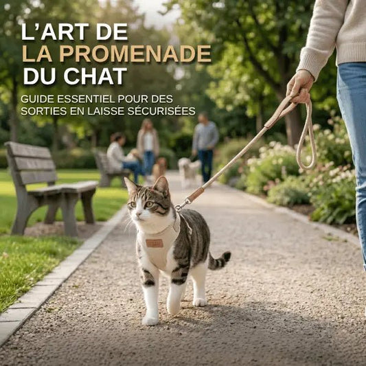 Promener son chat en laisse avec calme et sécurité
