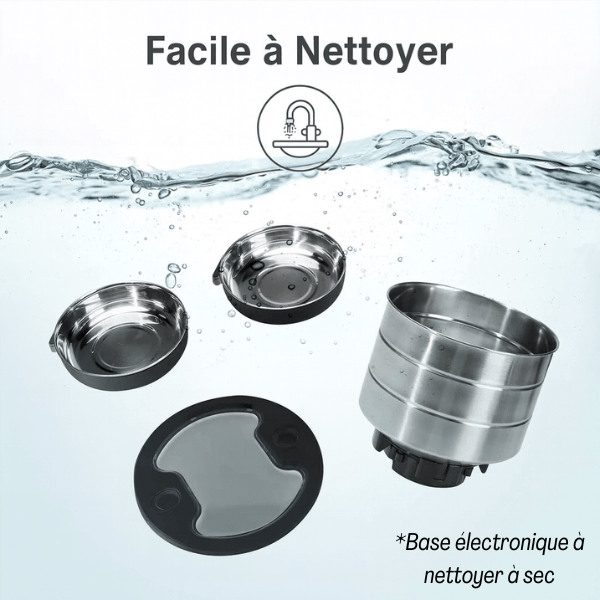 Distributeur automatique croquettes chat wifi amovible démontable cuve inox - FeederWifi™