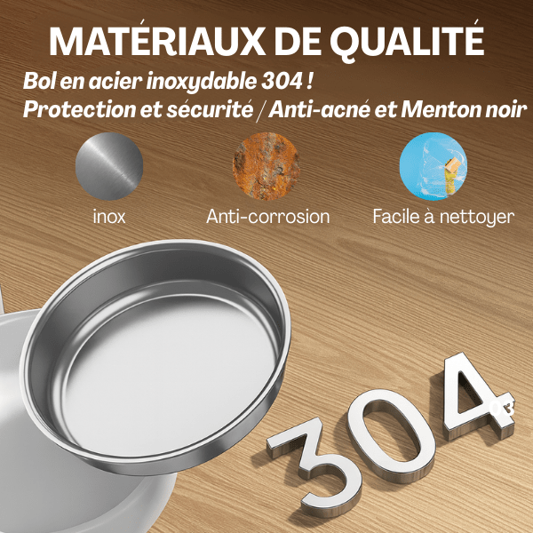 Distributeur croquette chat automatique haute qualité bol inox durable