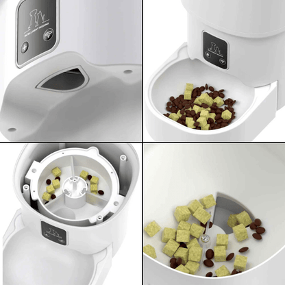 Distributeur croquette chat intelligent de qualité moteur fiable paliers | Royal Feeder™ - Amour de Chat