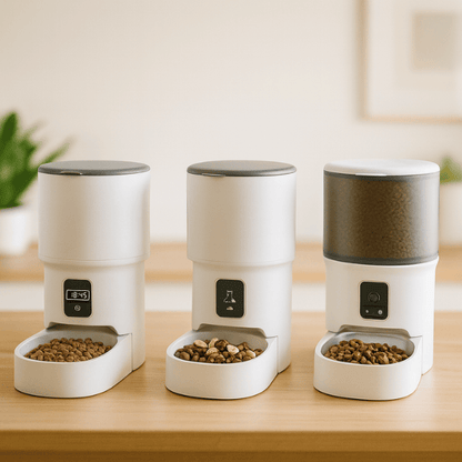 Distributeur croquette chat sans fil 3 options bouton wifi vidéo variantes Royal Feeder™