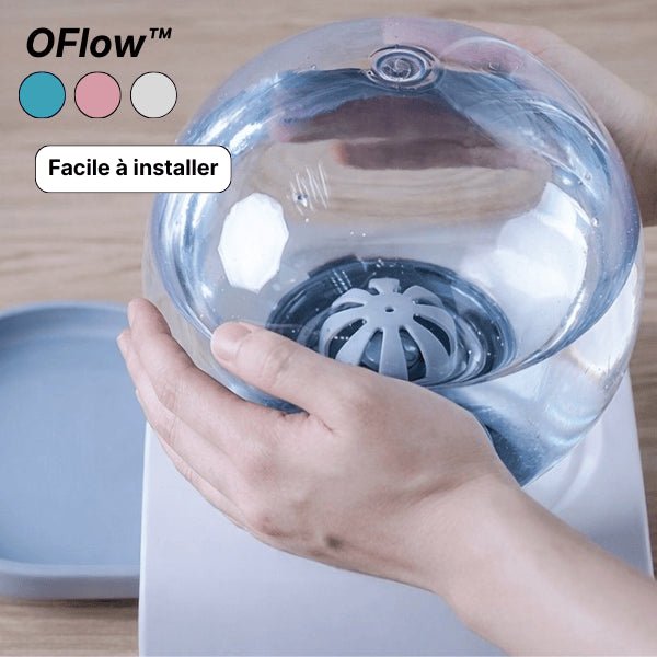 Distributeur eau pour chat sans fil et sans filtre facile à installer le réservoir de 2,8 L