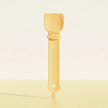 Distributeur nourriture chat jaune MeowSpoon™