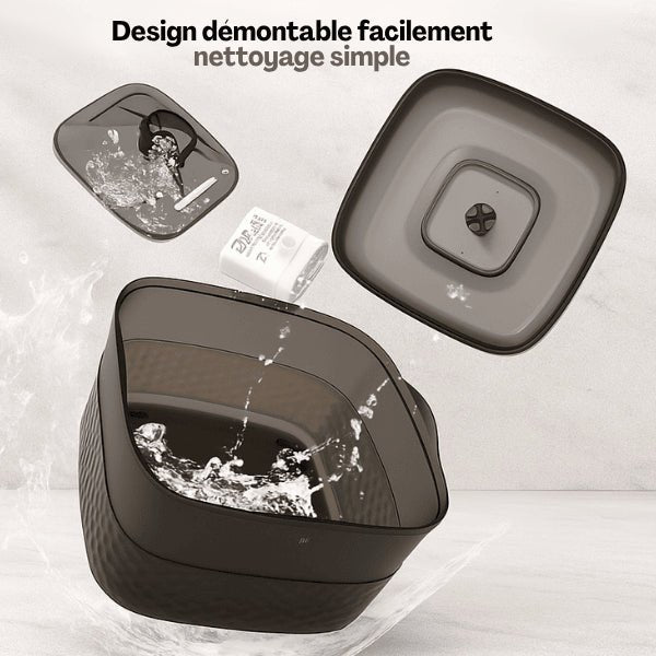 Fontaine à chat design grande capacité facile à démonter et entretenir - Royalis™