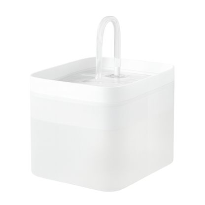 Fontaine a eau chat blanche rectangle robinet Robyss™