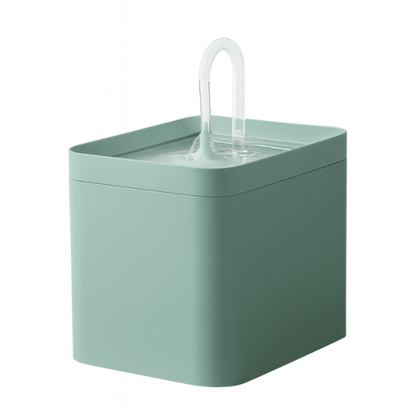 Fontaine a eau chat verte rectangle robinet Robyss™