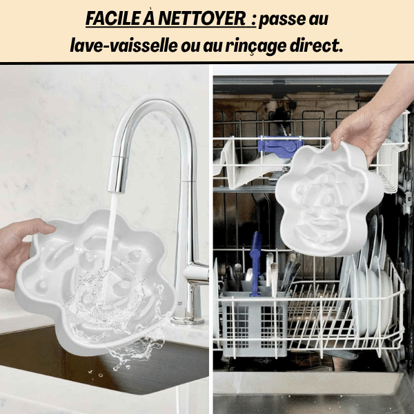 Gamelle anti glouton chat Tempo Croc™ – design original facile à nettoyer