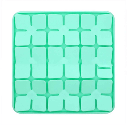 Gamelle anti glouton chaton MeowMeal™ stimulante en silicone vert