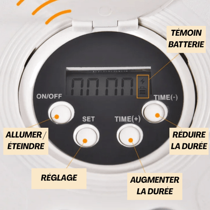 Gamelle automatique chat sans fil témoin batterie longue durée boutons réglage - Feeder 600 Cat™