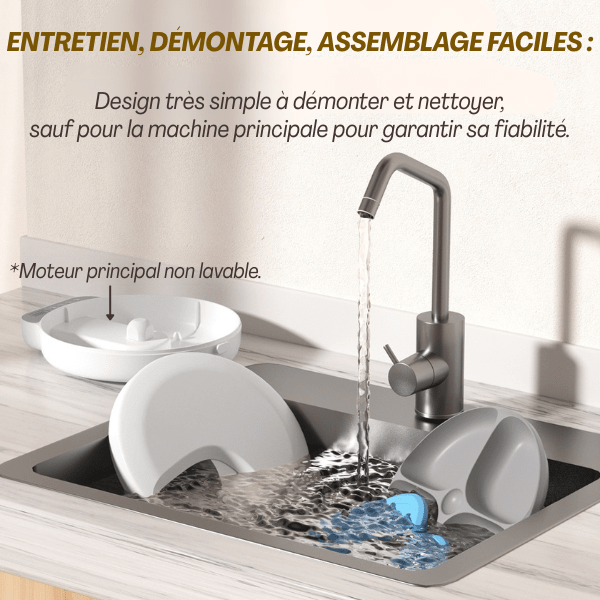 Gamelle automatique chat nourriture design démontable entretien simple facile à nettoyer - Féli-Feeder™