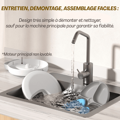 Gamelle automatique chat nourriture design démontable entretien simple facile à nettoyer - Féli-Feeder™