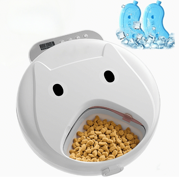 Gamelle automatique chat nourriture programmable pack fraîcheur design kitty chat - Féli-Feeder™