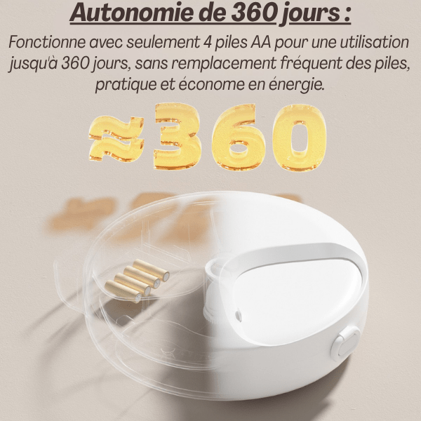 Gamelle automatique chat nourriture grande autonomie 360 jours à piles sans fil - Féli-Feeder™