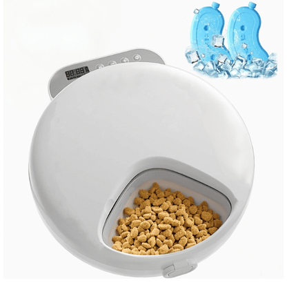 Gamelle automatique chat nourriture 4 repas pack fraîcheur design simple programmable - Féli-Feeder™