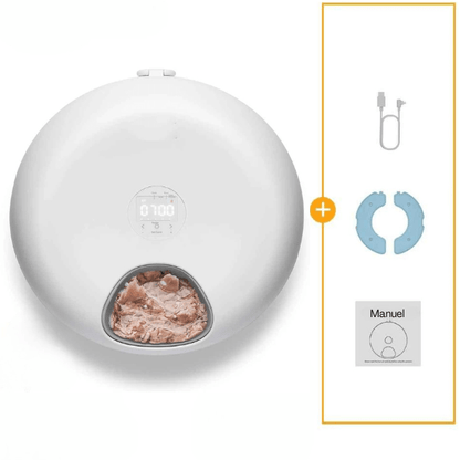 Gamelle chat automatique connectée programmable bouton pack fraîcheur - BowlPro 600™