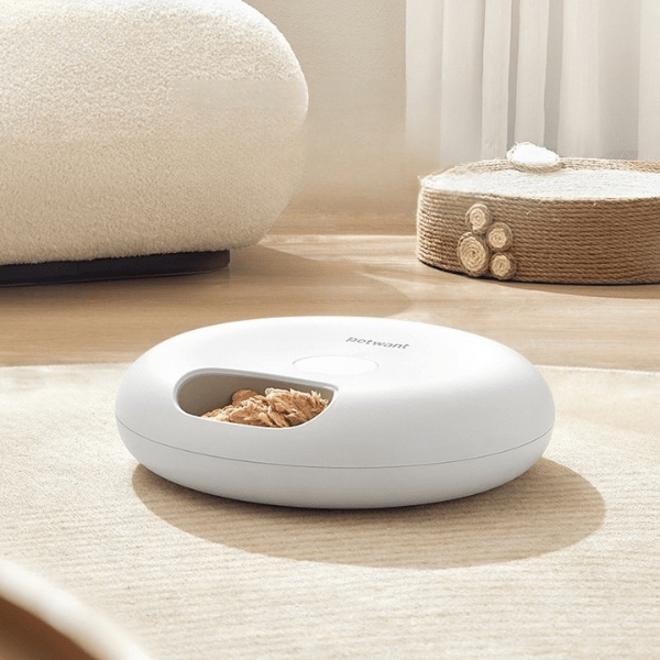 Gamelle chat automatique connectée wifi 6 repas frais sans fil et fiable - BowlPro 600™