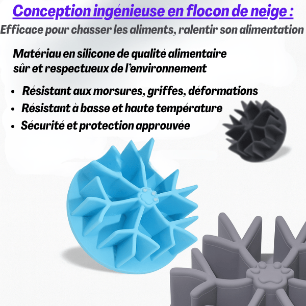 sécurité, protection et résistance gamelle pour chat anti glouton silicone InterBowl™