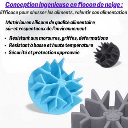 sécurité, protection et résistance gamelle pour chat anti glouton silicone InterBowl™