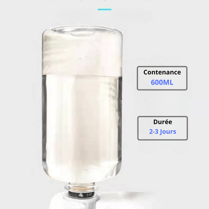 Gamelle pour chat avec bouteille eau capacité 600 mL et autonomie 2 à 3 jours - Croc-Water™