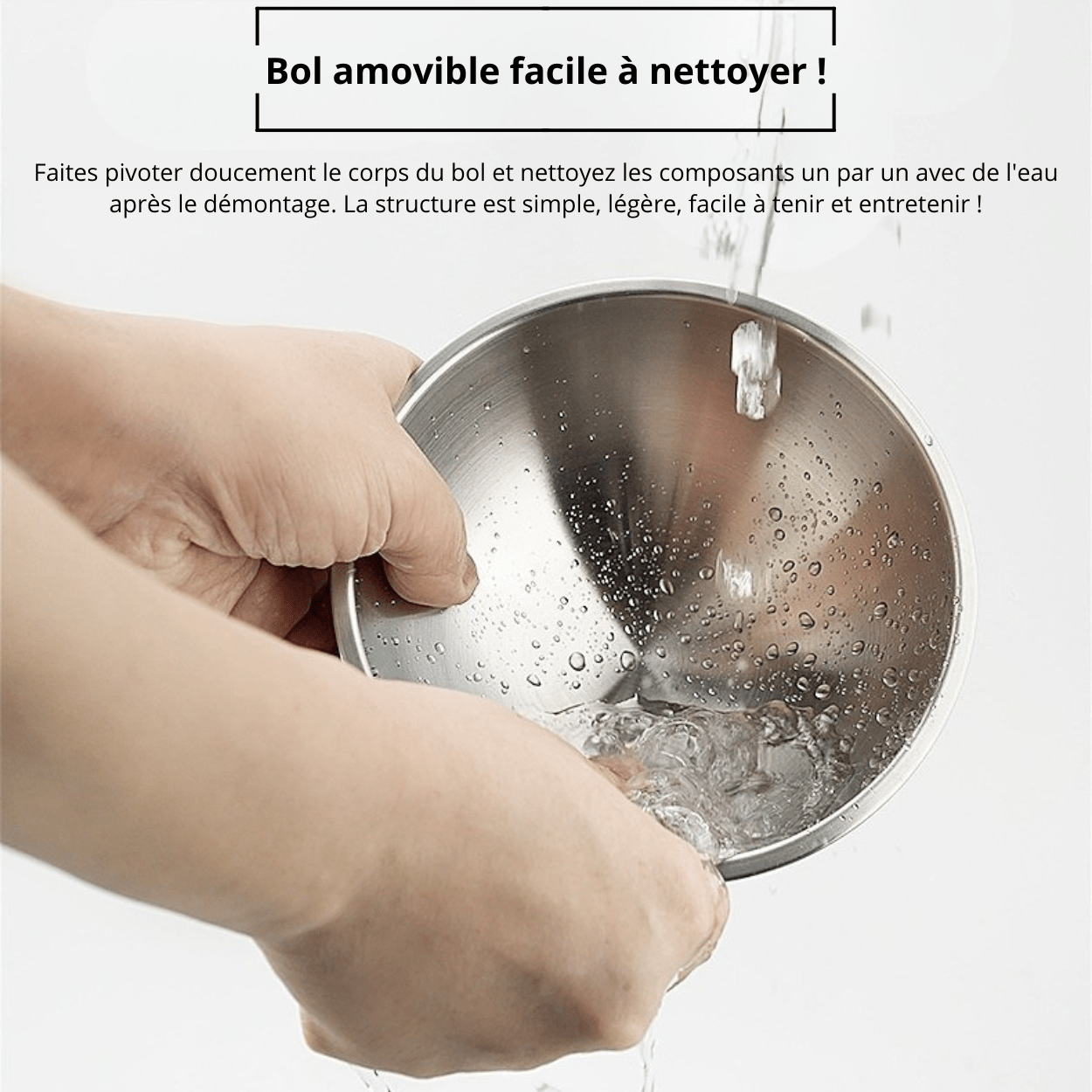 Gamelle pour chat réglable avec bol amovible facile à nettoyer et entretenir - Goûter-Griffe™