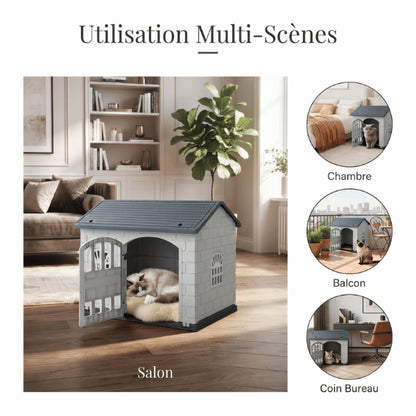 Maison à chat polyvalente pour salon chambre bureau balcon ou terrasse extérieure