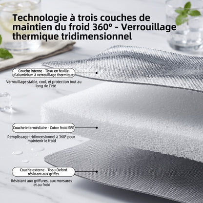 Maisonnettes pour chats à triple isolation thermique maintenant  la fraîcheur intérieure