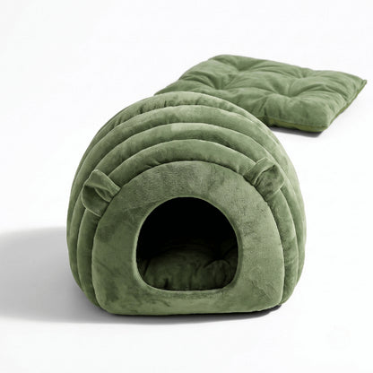 Niche chat grotte avec coussin épais amovible procurant un confort exceptionnel