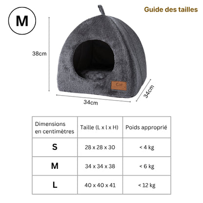 Niche pour chat disponible en tailles S M L adaptée à tous les félins