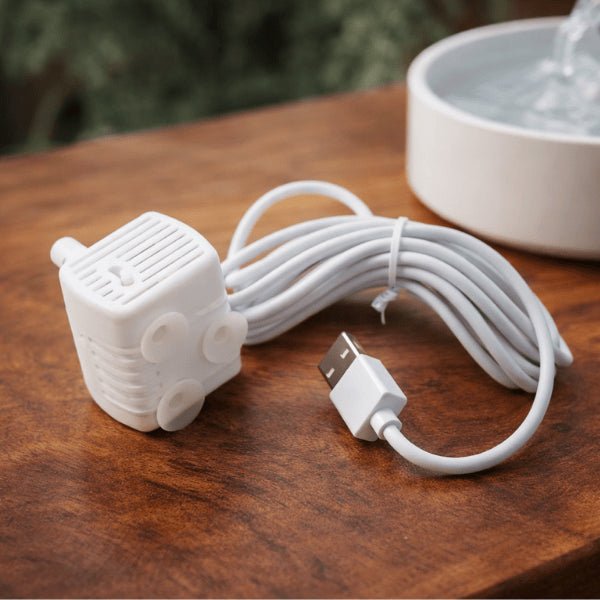 pompe fontaine à eau chat avec câble USB