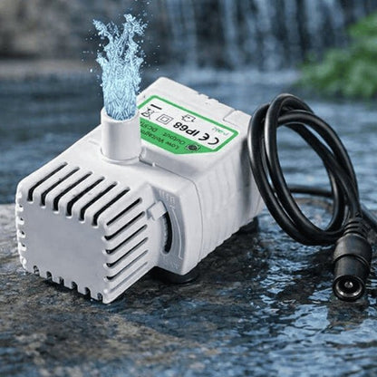 Pompe fontaine pour chat avec jet d’eau et débit réglable à prise ronde